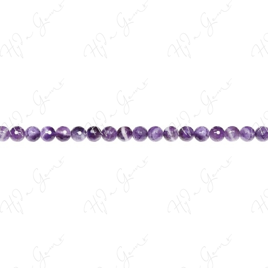 Amethyst Quartz Faceted Beads