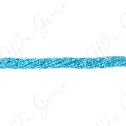 Blue Apatite Faceted Beads