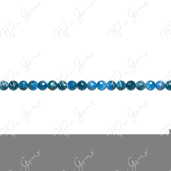 Blue Apatite Faceted Beads