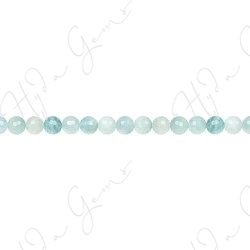 Aquamarine Multi-Color Faceted Beads (A)