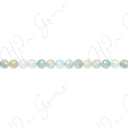 Aquamarine Multi-Color Faceted Beads (A1)