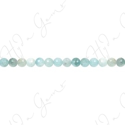 Aquamarine Multi-Color Faceted Beads (AB)