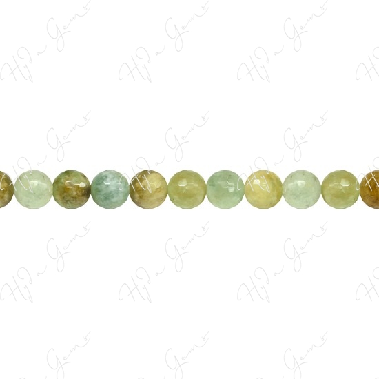 Aquamarine Multi-Color Faceted Beads (B)