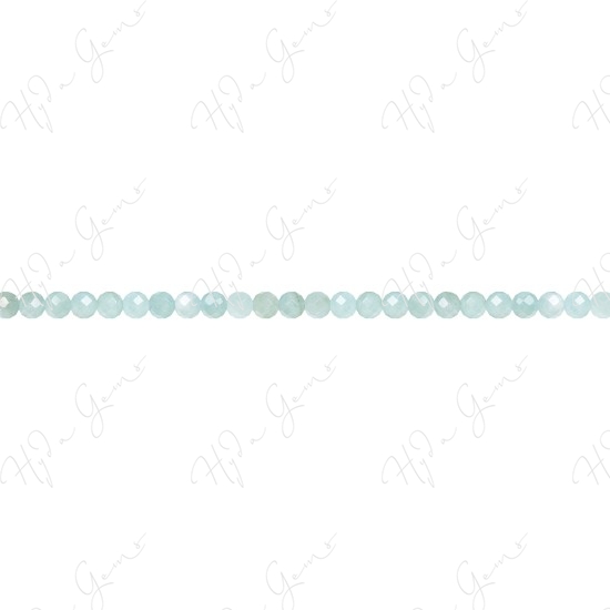 Aquamarine Multi-Color Faceted Beads (A1)