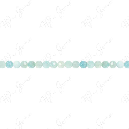 Aquamarine Multi-Color Faceted Beads (A1)