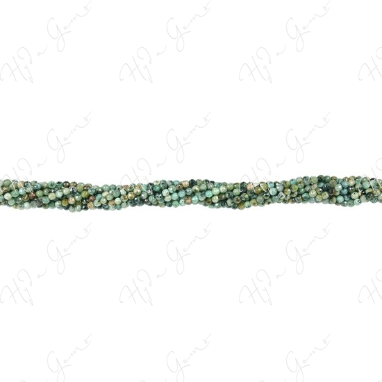 African Turquoise Faceted Beads