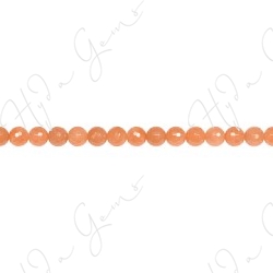 Red Aventurine Faceted Beads