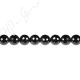 Black Agate Faceted Beads