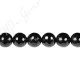 Black Agate Faceted Beads