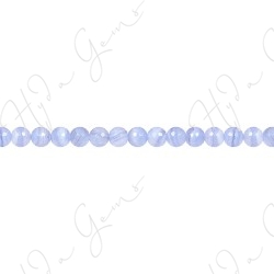 Blue Lace Agate Faceted Beads (A)