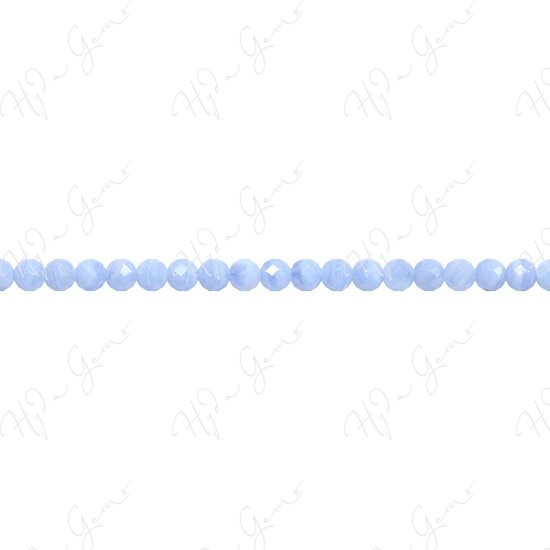 Blue Lace Agate Faceted Beads