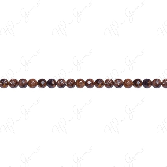 Bronzite Faceted Beads