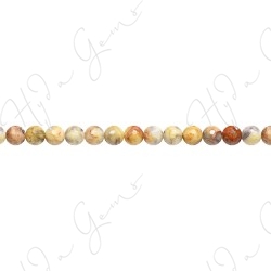 Crazy Agate Faceted Beads