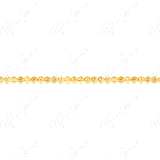 Citrine Faceted Beads (A-)