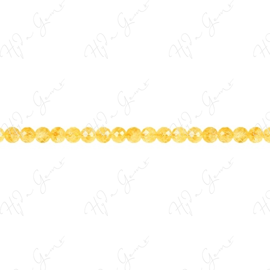 Citrine Faceted Beads (A-)