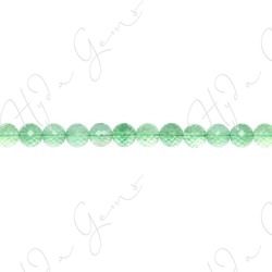 Green Fluorite Faceted Beads