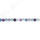 Rainbow Fluorite Faceted Beads