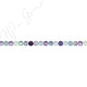 Rainbow Fluorite Faceted Beads