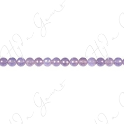 Grey Agate Faceted Beads