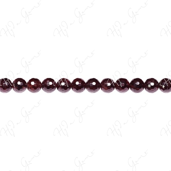 Garnet Faceted Beads (A)