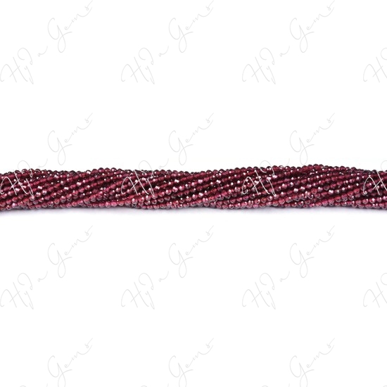 Garnet Faceted Beads