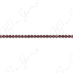 Garnet Faceted Beads (3A)