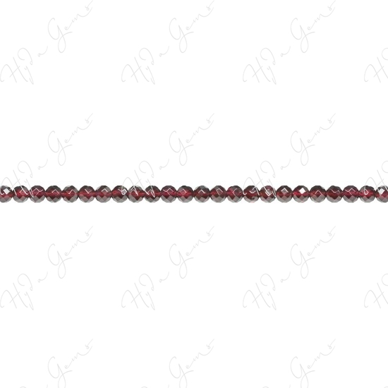 Garnet Faceted Beads (3A)