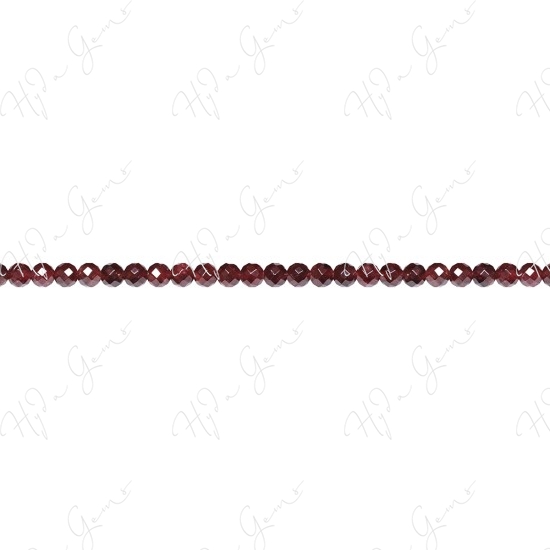 Garnet Faceted Beads (A)