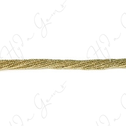 Hematine Carat Gold Color Plated Faceted Beads