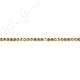 Hematine Carat Gold Color Plated Faceted Beads