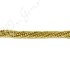 Hematine Gold Color Plated Faceted Beads