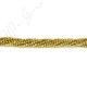 Hematine Gold Color Plated Faceted Beads