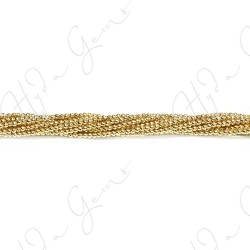 Hematine Carat Gold Color Plated Faceted Beads