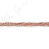 Hematine Rose Gold Color Plated Faceted Beads