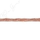 Hematine Rose Gold Color Plated Faceted Beads