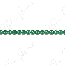 Green Agate Faceted Beads