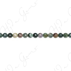 Indian Agate Faceted Beads