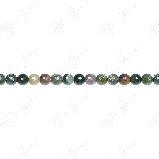 Indian Agate Faceted Beads