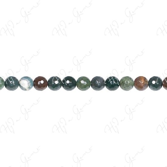 Indian Agate Faceted Beads