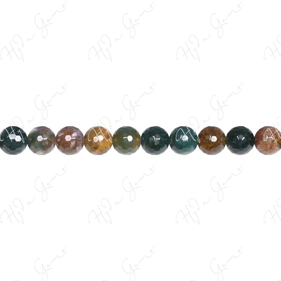 Indian Agate Faceted Beads