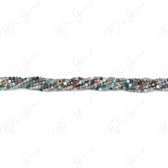 Indian Agate Faceted Beads