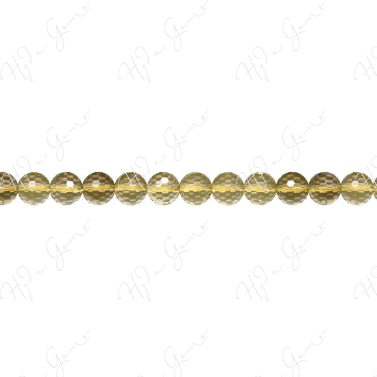 Lemon Quartz Faceted Beads