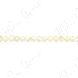 MOP (White) Faceted Beads