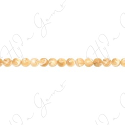 MOP (Brown) Faceted Beads