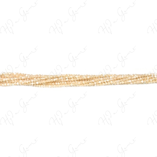 MOP (Brown) Faceted Beads