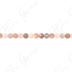 Moonstone Mix Color Faceted Beads (A-)