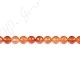 Natural Red Agate Faceted Beads