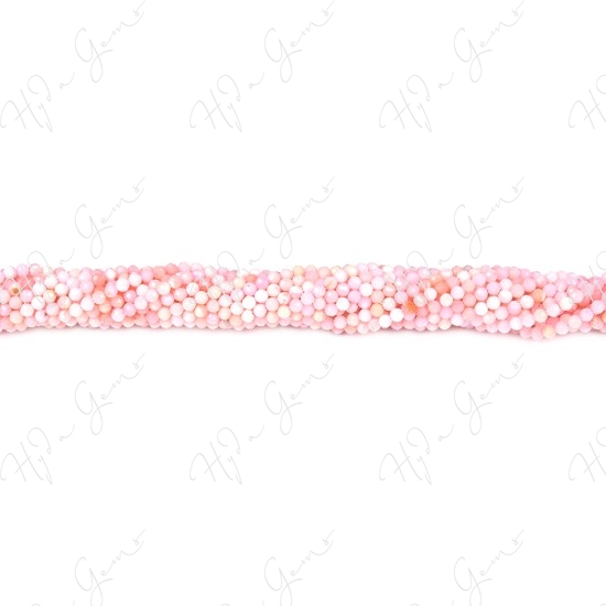 Pink Opal Faceted Beads