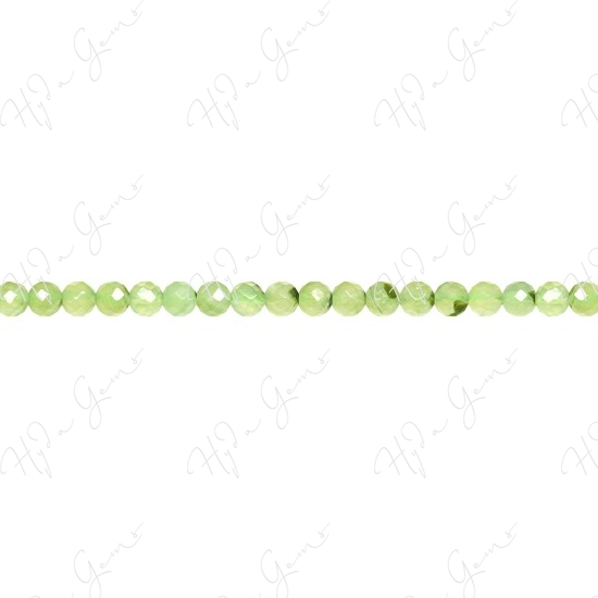 Prehnite Faceted Beads (A)