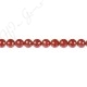 Red Agate Faceted Beads